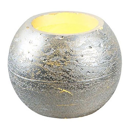 CANDLE BALL Set de 2 bougies LED - Ø18,2 x H.9,5 cm - Framboise - Photo n°2; ?>