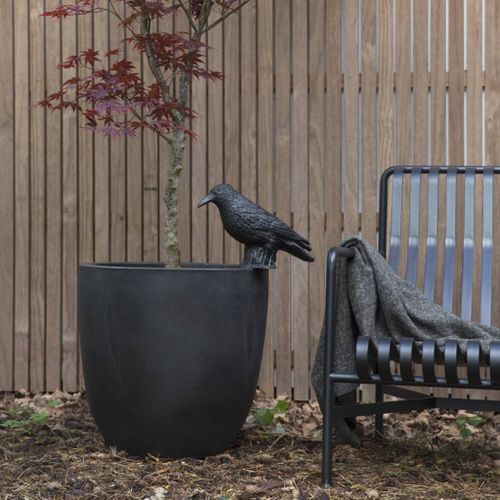 Capi Jardinière Urban Smooth 35x34 cm noir KBL932 - Photo n°3; ?>