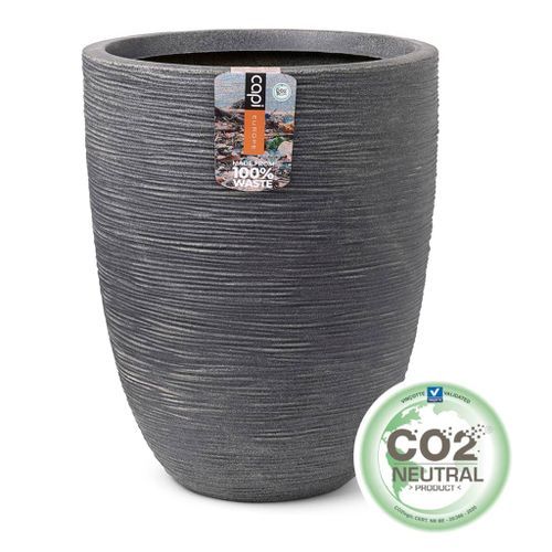 Capi Pot à fleurs Waste Rib 34x46 cm Gris - Photo n°2; ?>