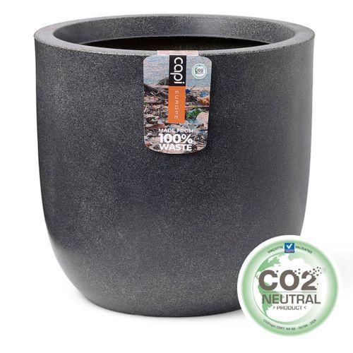 Capi Pot à fleurs Waste Smooth 35x34 cm Gris - Photo n°2; ?>