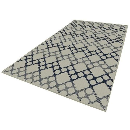 CARLTON Tapis relax 200x290cm Laine &Bleu nuit Croisé - Photo n°3; ?>