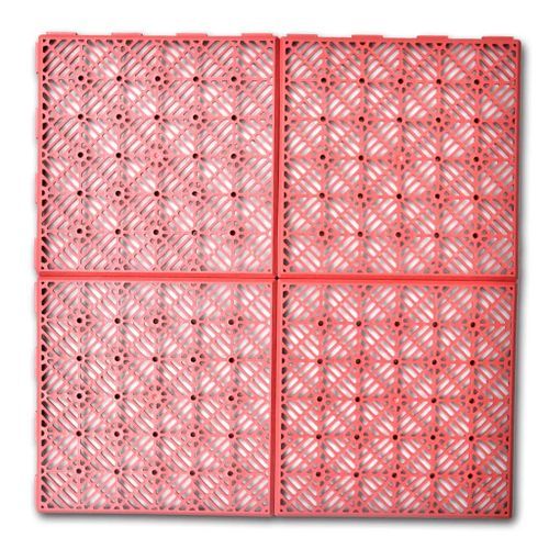 Carreaux au sol de jardin en plastique 29 x 29 cm 24 pcs - Photo n°2; ?>