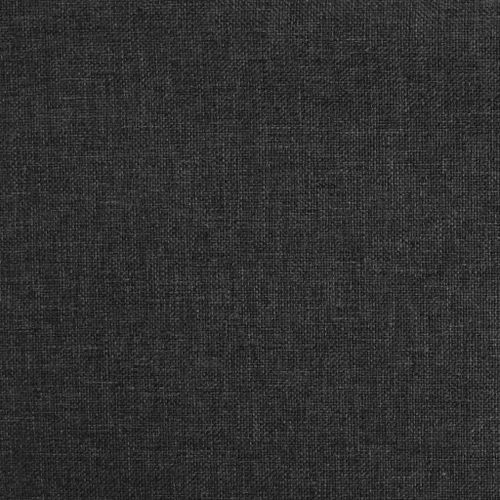 Chaise à bascule Noir Tissu 5 - Photo n°3; ?>