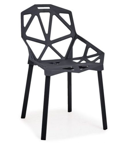 Chaise araignée noir Arany - Lot de 4 - Photo n°2; ?>