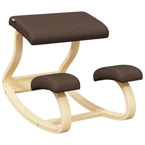Chaise assis-genoux marron 48x71x51 cm contreplaqué de bouleau - Photo n°2; ?>