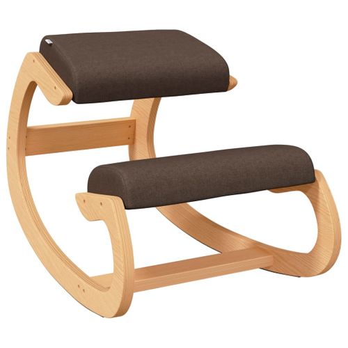 Chaise assis-genoux marron 55x84x55 cm contreplaqué de bouleau - Photo n°2; ?>
