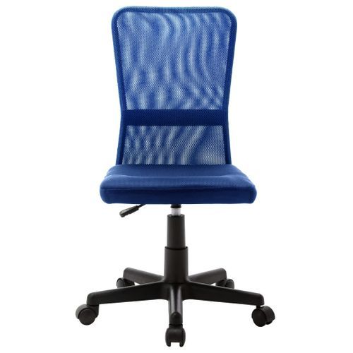 Chaise de bureau Bleu 44x52x100 cm Tissu en maille - Photo n°2; ?>