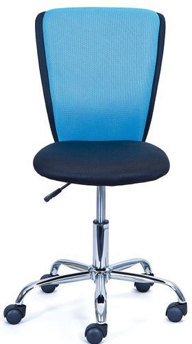 Chaise de bureau enfant bleu et noir Tinny - Photo n°2; ?>