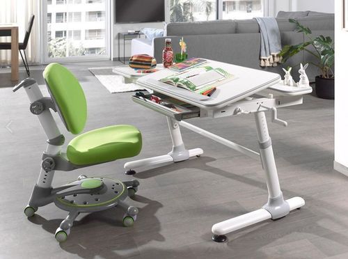Chaise de bureau polypropylène vert Funny - Photo n°2; ?>
