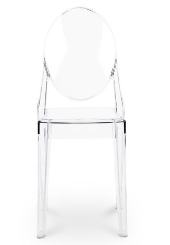 Chaise design en polycarbonate transparent ou Opaque - Collection Louiva - Photo n°3; ?>