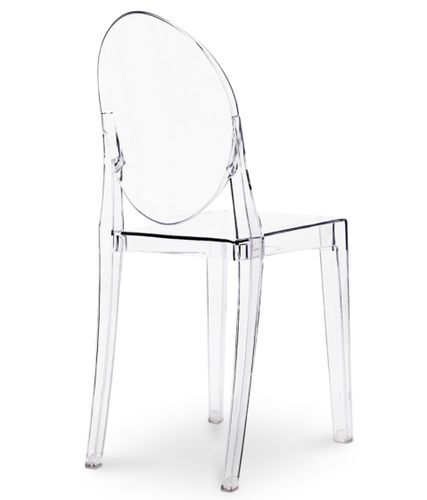 Chaise design en polycarbonate transparent ou Opaque - Collection Louiva - Photo n°2; ?>