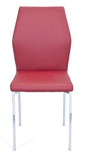 Chaise élégante rouge Val - Lot de 4 - Photo n°2; ?>