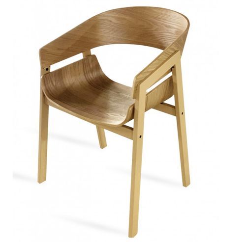 Chaise en bois de frêne naturel Kinbo - Photo n°2; ?>