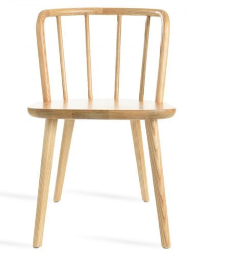 Chaise en bois de hêtre naturel Rayno - Photo n°2; ?>