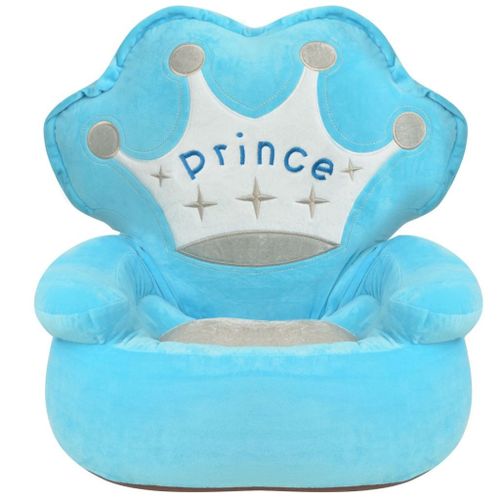 Chaise en peluche pour enfants Prince Bleu - Photo n°3; ?>
