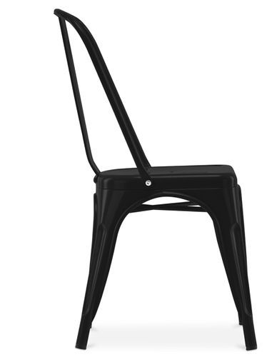 Chaise industrielle acier brillant renforcé Kalax - Haut de gamme - Photo n°3; ?>