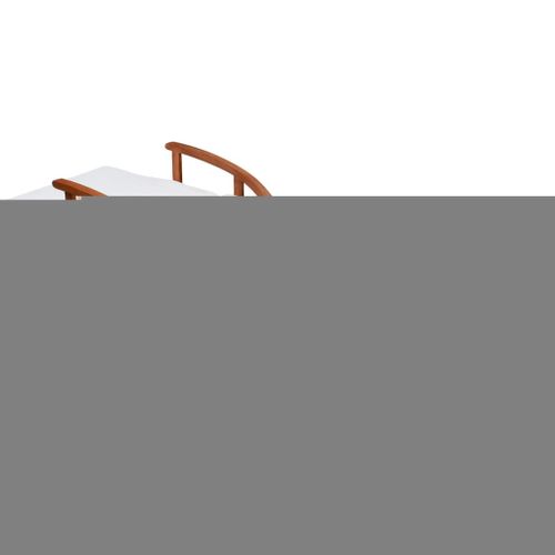 Chaise Longue Avec Coussin Bois D'acacia Solide 17 19 Chaise longue avec coussin Bois d'acacia solide 17 - Photo n°3; ?>