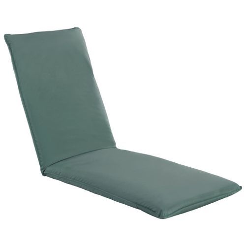 Chaise longue pliable Tissu Oxford Gris - Photo n°3; ?>