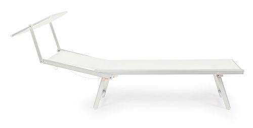 Chaise Longue Pliante En Aluminium Blanc Jorgia - Lot De 2 14 Chaise longue pliante en aluminium blanc Jorgia - Lot de 2 - Photo n°2; ?>