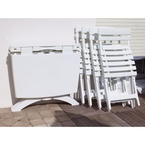 CHAISE MIAMI PLIANTE BLANC 10 CHAISE MIAMI PLIANTE BLANC - Photo n°2; ?>