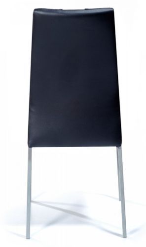 Chaise moderne noire et blanc Kazi - Lot de 4 - Photo n°3; ?>