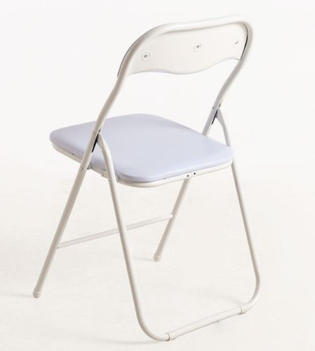 Chaise pliante blanche Taly - Lot de 2 - Photo n°3; ?>