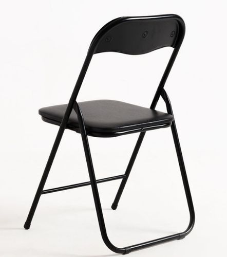 Chaise pliante noir Taly - Lot de 2 - Photo n°3; ?>