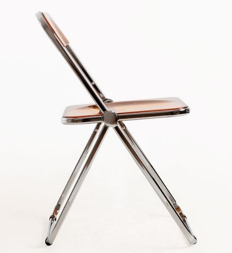 Chaise pliante orange Marta - Lot de 2 - Photo n°2; ?>