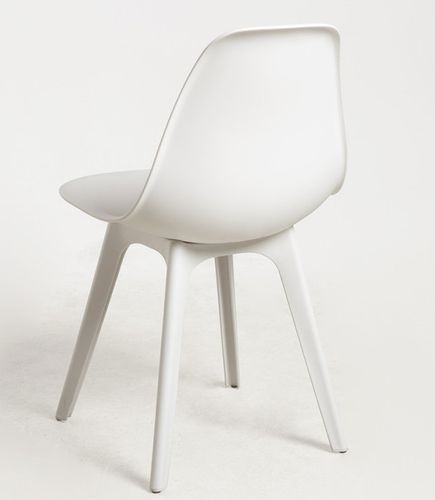 Chaise polypropylène blanc Brink - Lot de 2 - Photo n°3; ?>