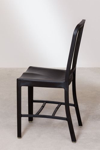Chaise polypropylène noir Navi - Photo n°2; ?>
