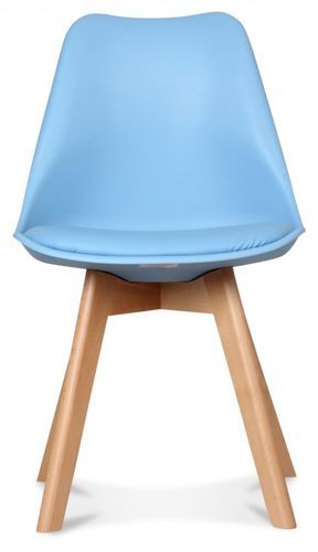 Chaise scandinave bleu ciel Keny - Lot de 2 - Photo n°2; ?>