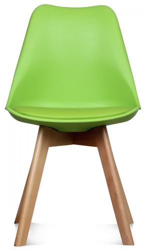 Chaise scandinave vert pomme Keny - Lot de 2 - Photo n°2; ?>