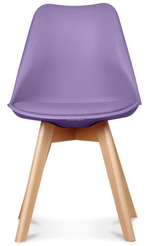 Chaise scandinave violet Keny - Lot de 2 - Photo n°2; ?>