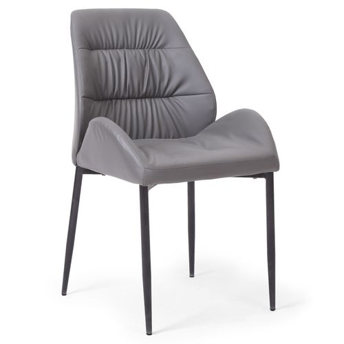 Chaise Simili Gris Prinsia - Photo n°2; ?>