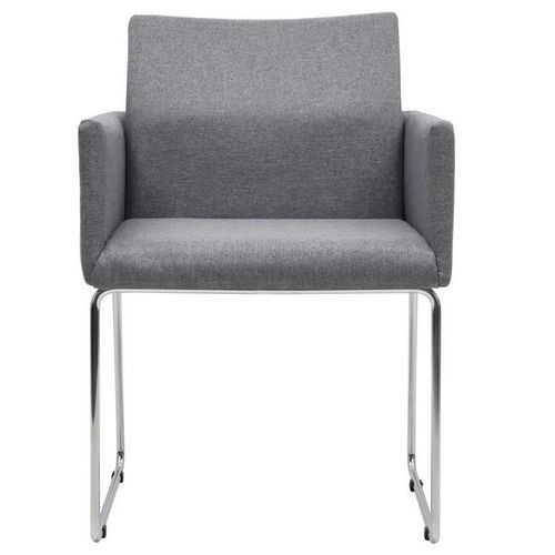 Chaise Tissu Gris Clair Et Pieds Métal Chromé Boo - Lot De 4 8 Chaise tissu gris clair et pieds métal chromé Boo - Lot de 4 - Photo n°2; ?>