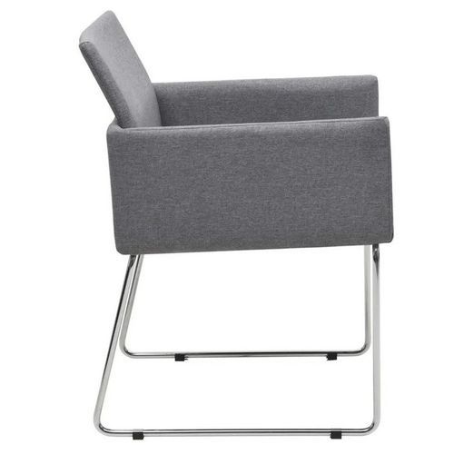 Chaise Tissu Gris Clair Et Pieds Métal Chromé Boo - Lot De 4 9 Chaise tissu gris clair et pieds métal chromé Boo - Lot de 4 - Photo n°3; ?>