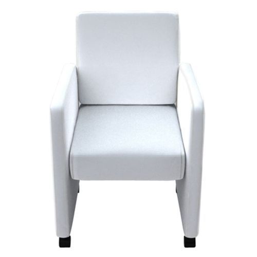 Chaises de salle à manger 4 pcs Blanc Similicuir 2 - Photo n°3; ?>