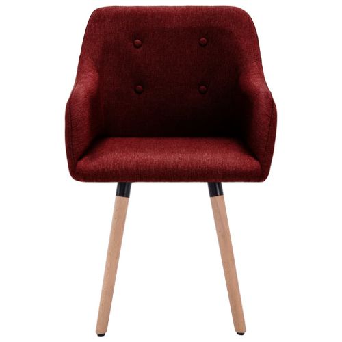 Chaises De Salle à Manger 4 Pcs Rouge Bordeaux Tissu Konfa 17 Chaises de salle à manger 4 pcs Rouge bordeaux Tissu Konfa - Photo n°3; ?>