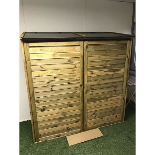 CHALET & JARDIN Armoire de jardin en bois Trocadero 2300 - Capacité 2300 L - Photo n°2; ?>