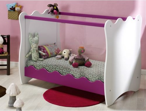Chambre complète bébé blanc et prune Doudou - Photo n°2; ?>
