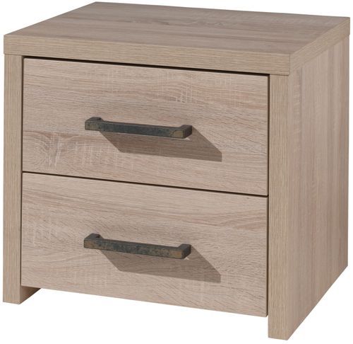 Chambre enfant 3 pièces lit sommier et chevet bois chêne clair Aline - Photo n°3; ?>