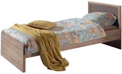 Chambre enfant 4 pièces bois clair et marron Foresta 90x200 cm - Photo n°2; ?>