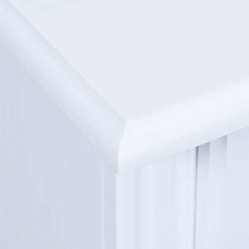 Chevet 2 tiroirs pin massif blanc Kanty - Photo n°2; ?>