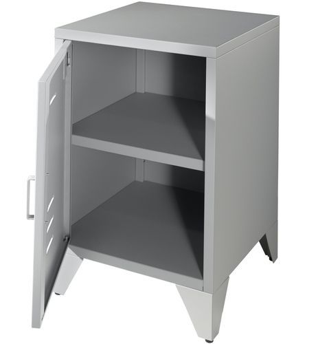 Chevet enfant métal blanc mat Bronx - Photo n°2; ?>