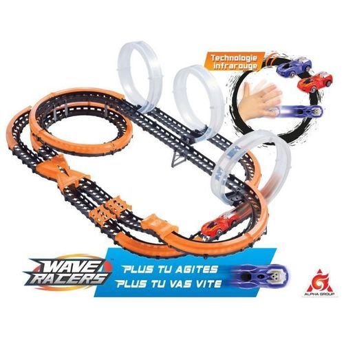 Circuit Wave Racer Mega Match - 3 loopings & duels + 2 voitures - Photo n°2; ?>