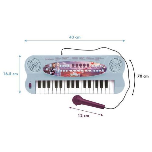 Clavier Électronique Musical avec Micro et câcle Aux-In (32 touches) Reine des Neiges - Photo n°2; ?>