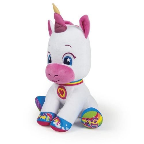 CLEMENTONI Baby - Ma Douce Licorne Interactive - Peluche Interactive - Photo n°2; ?>