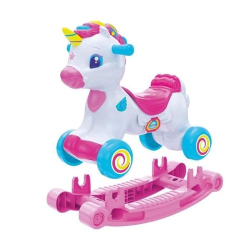 Clementoni Baby Zoe Ma Licorne Preferee Licorne A Bascule Et Porteur Lestendances Fr