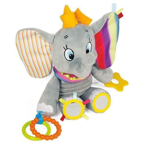 CLEMENTONI Disney Baby - Peluche Premieres activités Dumbo - Jeu d'éveil - Photo n°3; ?>