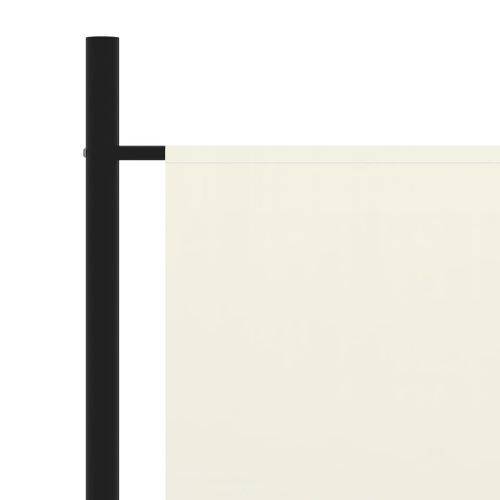 Cloison de séparation 1 panneau Blanc crème 175x180 cm - Photo n°3; ?>